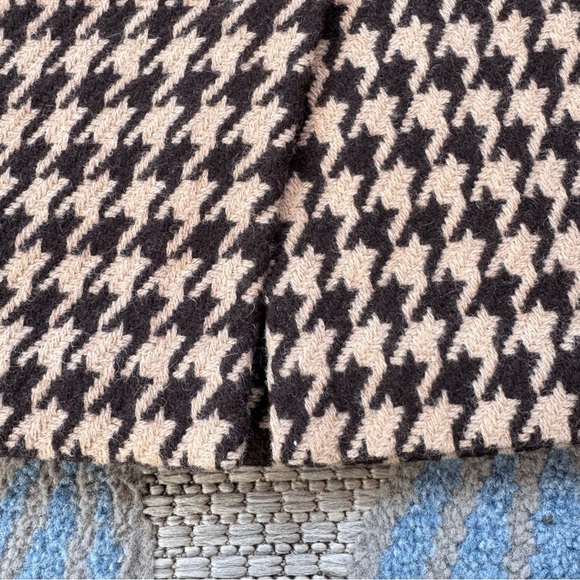 Talbots Women’s‎ Wool Houndstooth Pencil Skirt Size 12 Brown/Tan - Picture 5 of 8